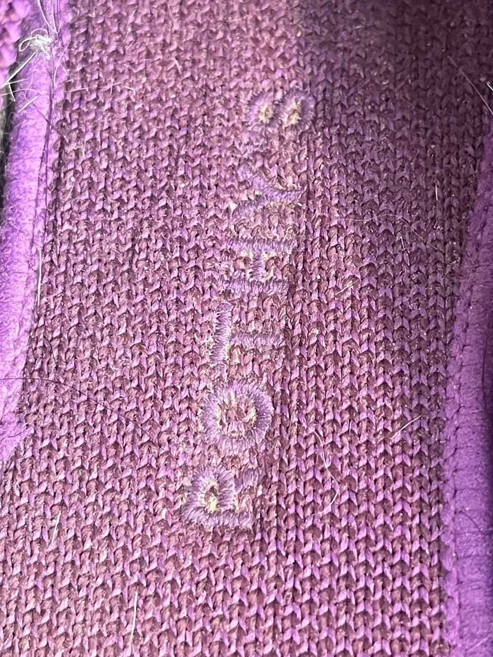 Rothy's The Point Ballet Flats Womens 10.5 Purple Maroon Slip On Washable